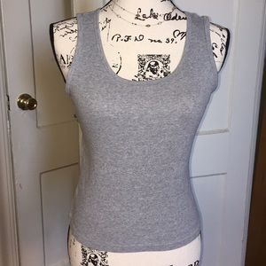 EUC GAP heather gray tank top
